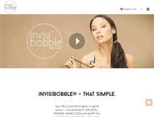 Tablet Screenshot of invisibobble.com